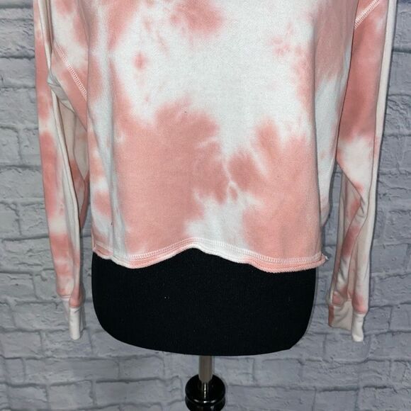 Paper Crane Crewneck Longsleeve tie dye sweatshirt sz Med women - Picture 2 of 10